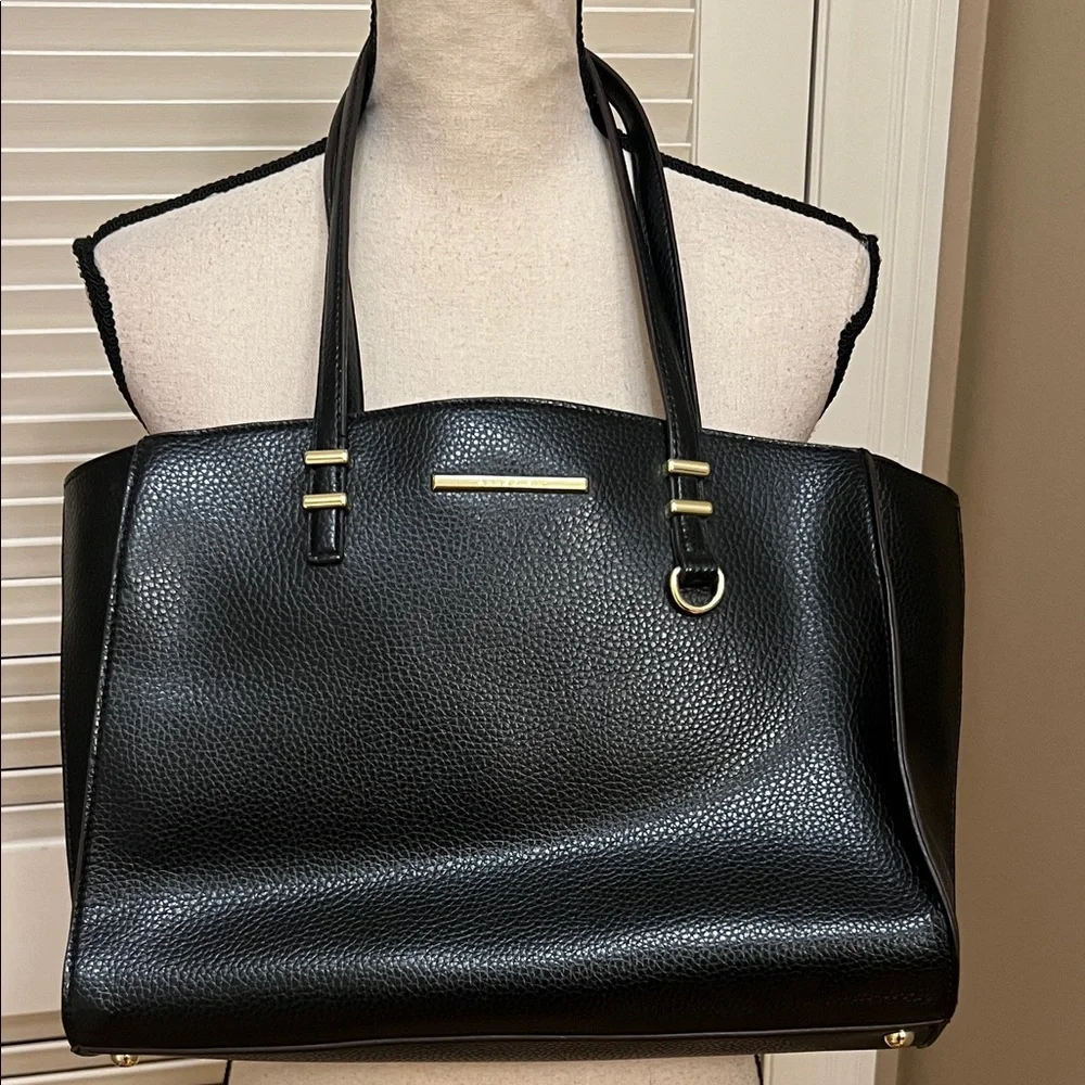 Anne Klein Satchel / Tote / Purse in Black, EUC
